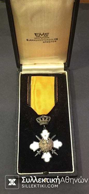 Gold Cross Order Of The Phoenix with swords BOXED