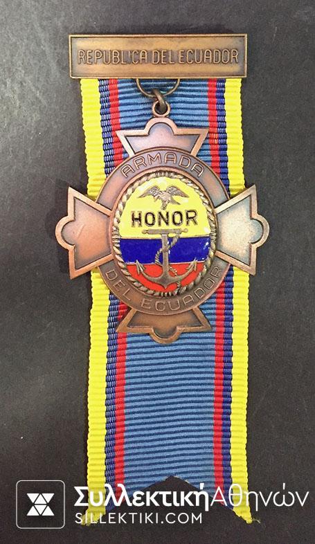 ΕCUADOR Medal Of Valuer