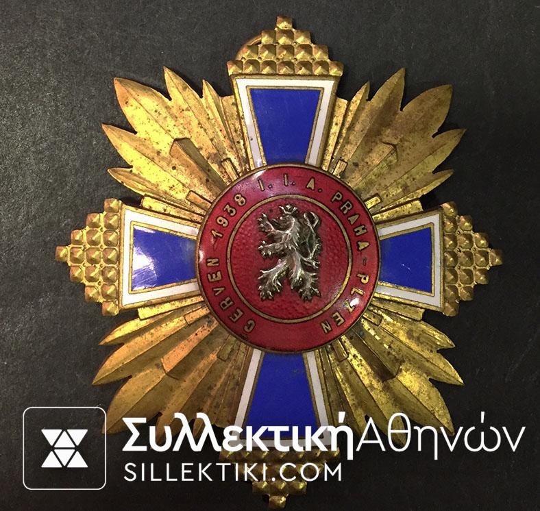 CZECH Star with Enamel 83 mm