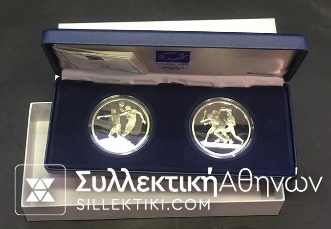 2 X 10 Euro 2004 Proof COA and Box