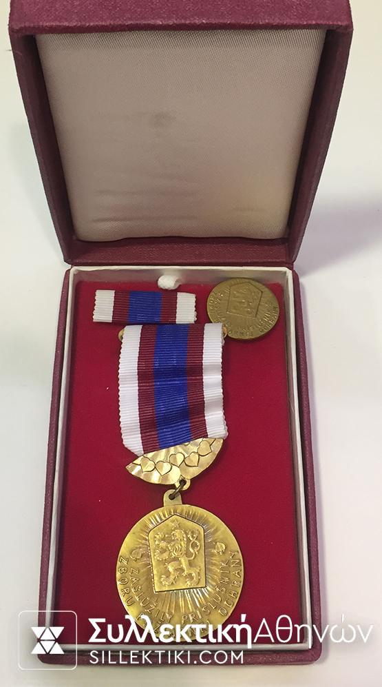 SLOVAKIA Fire Medal Boxed