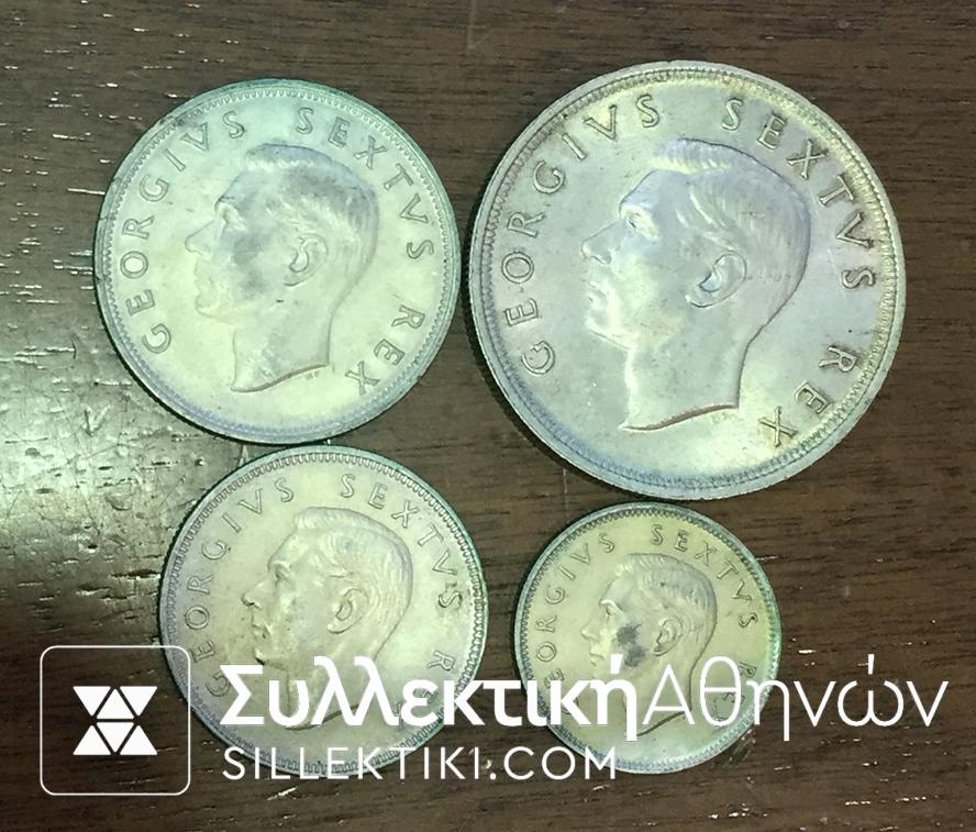 SOUTH AFRICA 4 Coins