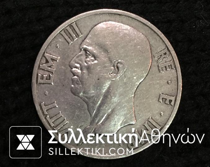 ITALY 5 Lire 1937 VF++