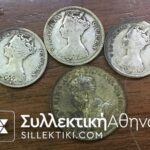 HONG KONG 4 Coins