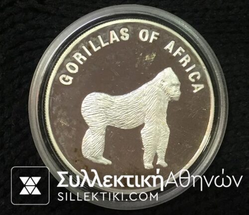 UGANDA 1000 Shil. 2003 Proof Silver Plated