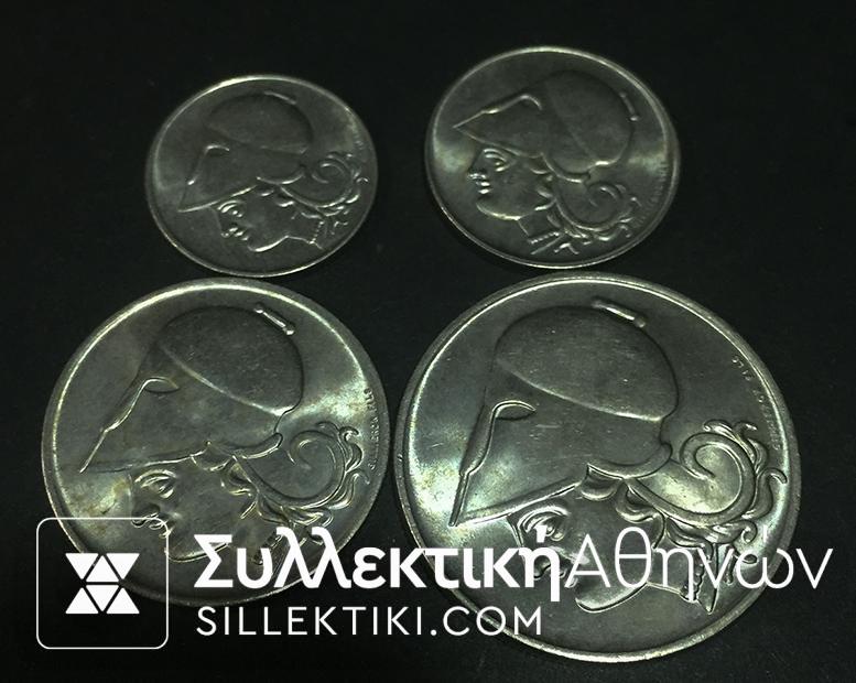 Set (40 UNC Coins Of 1926 (20 and 50 Lepta