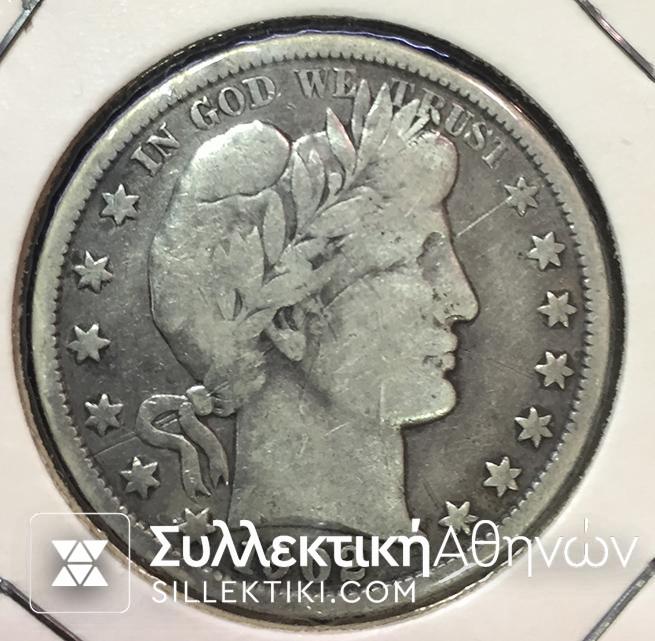 USA 1/2 Dollar 1902 VF+