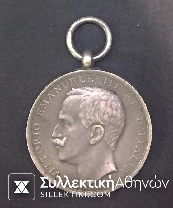 ITALY Silver Medal 1908 Messina Erthquake