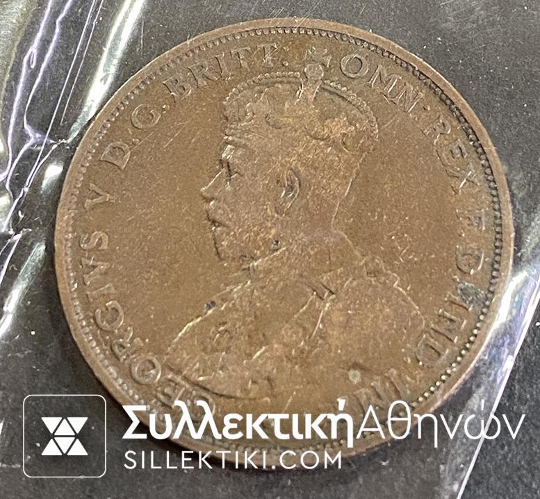 AUSTRALLIA Penny 1912 VF++