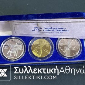 ΝΗΣΙΑ ΜΑΡΣΑΛ Σετ 5-10-50 Δολλάρια 1995 UNC