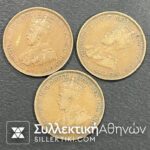ΑΥΣΤΡΑΛΙΑ 3 Χ 1/2 Πένες 1949