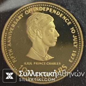 ΜΠΑΧΑΜΕΣ 100 Δολάριο Χρυσό 1978 Proof ΚΜ#80