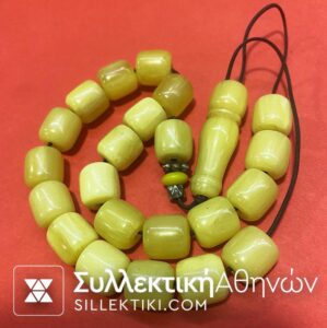 Rosary -Greek KOMPOLOI. AMBER
