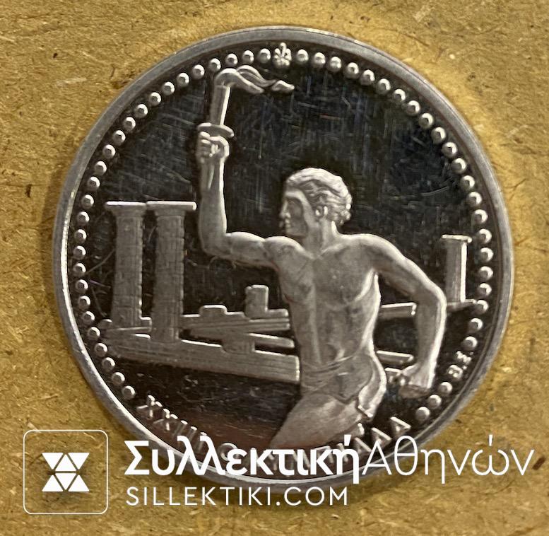 500 Δραχμές 1984 ΟΛΥΜΠΙΑ-ΛΟΣ ΑΝΤΖΕΛΕΣ 1984 Proof AU