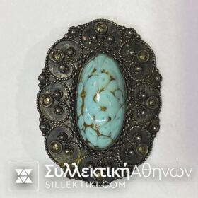 Ασημένια παλιά καρφίτσα