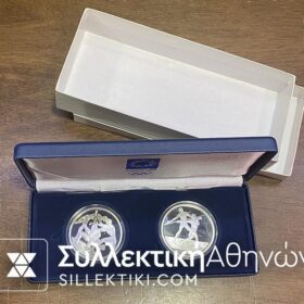 2 Χ 10 Ευρώ Ολυμπιακών Αγώνων 2004 Στο κουτί τους χωρίς πιστοποιητικά Proof