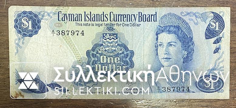 CAYMAN ISLANDS 1 Dollar 1971 F
