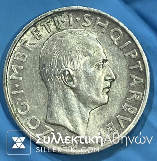 ALBANIA 1 Franc 1937 XF/AU