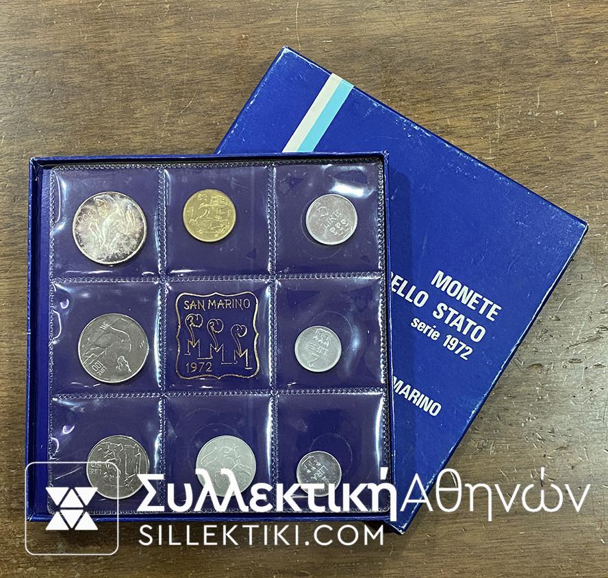 SAN MARINO Set Coins 1972