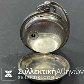 Ασημένιο ρολόι τσέπης 50 mm αντίκα