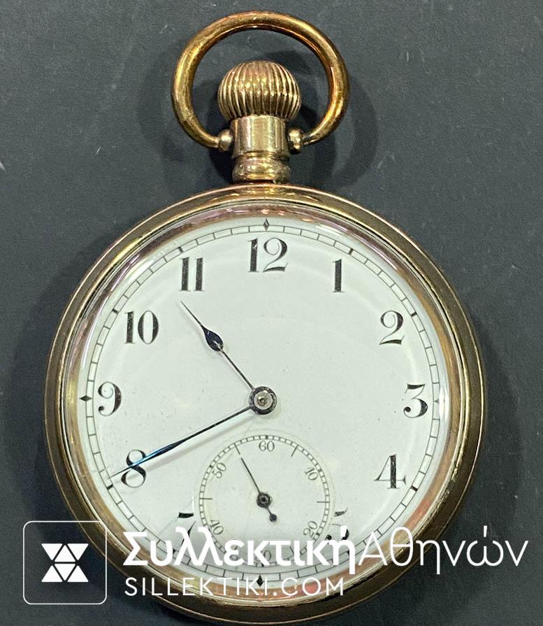 Ρολόι τσέπης Επίχρυσο 50 mm 1924
