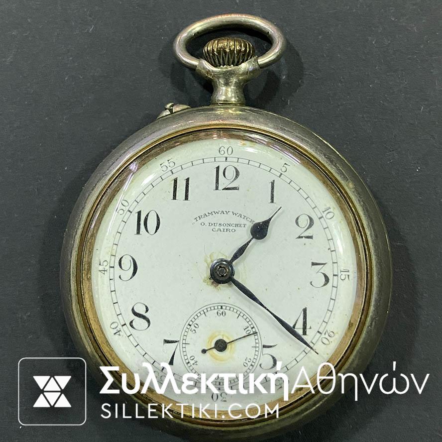 Σιδηροδρομικό Ρολόι Τσέπης 50 mm ΒΕΡΝΗ 1914-ΒΕΡΚΕΛΩΝΗ 1920 Σε λειτουργία