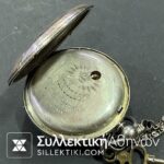 Pocket Watch BENNETT London Silver 47 mm Working...
