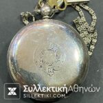 Pocket Watch BENNETT London Silver 47 mm Working...