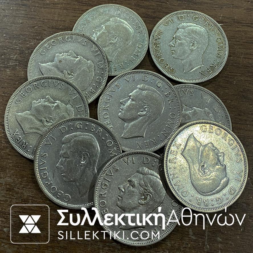 GEORGIVUS VI D G BR OMN REX COIN