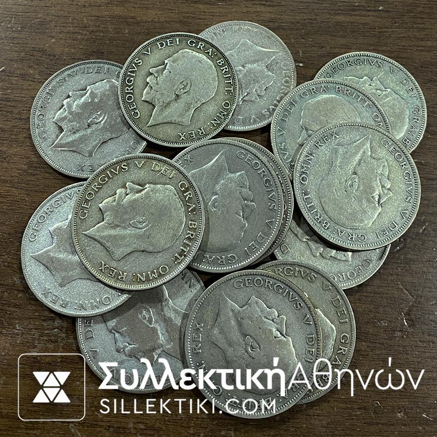 half crown Silver coin