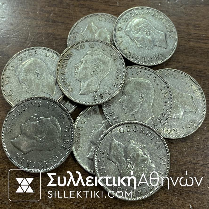 2 shillings Coin silver