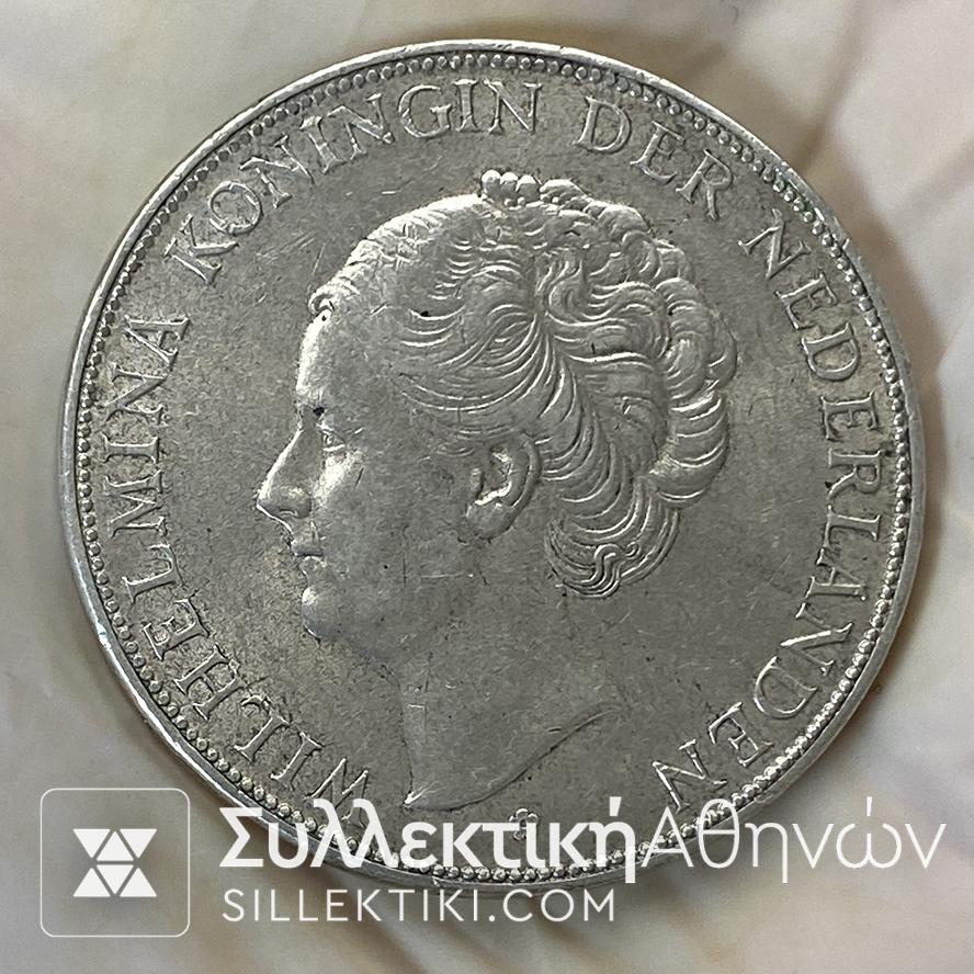 NETHERLAND  2 1/2 Gulden 1932