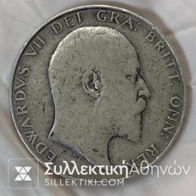GREAT BRITAIN Half Crown 1907 VF