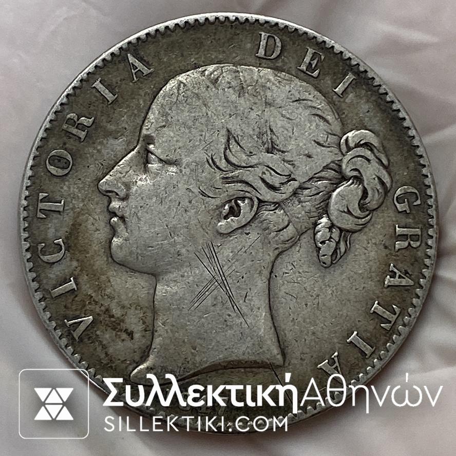 Victoria Dei Gratia -Crown 1847
