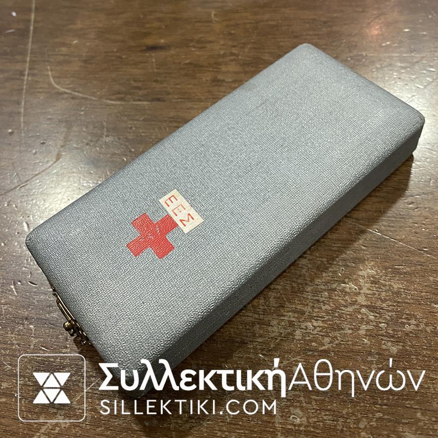 Μετάλλιο ΕΛΛΗΝΙΚΟΣ ΕΡΥΘΡΟΣ ΣΤΑΥΡΟΣ 1974 Στο κουτί του