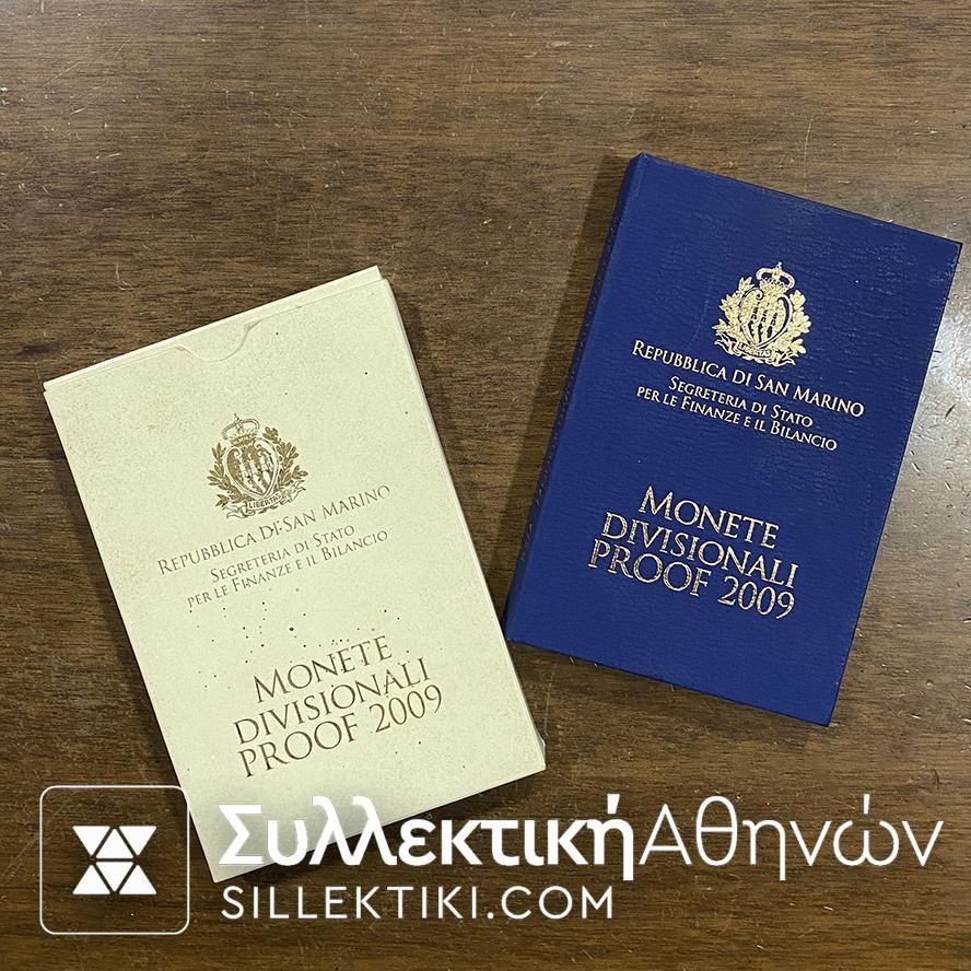 SAN MARINO Eyro Coins set Proof 2009