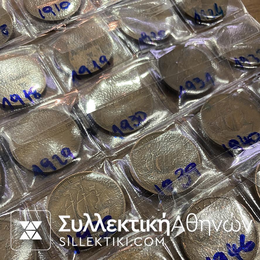 Britain Lot Of 64 Different coins