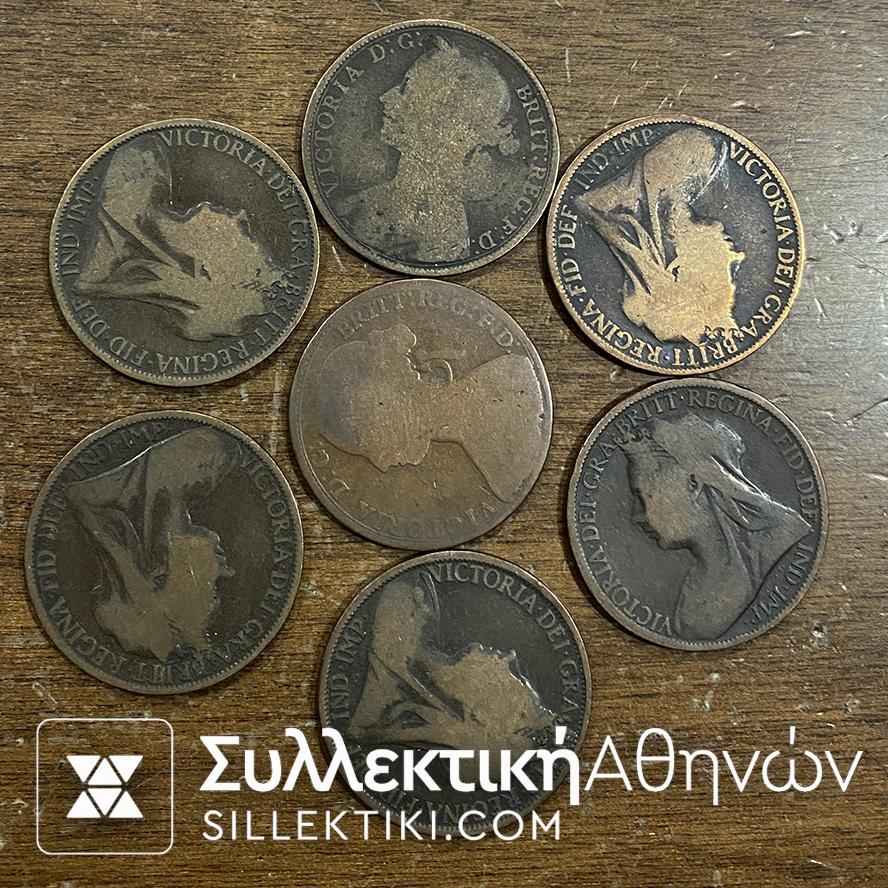 Αγγλια χαλκινα κερματα