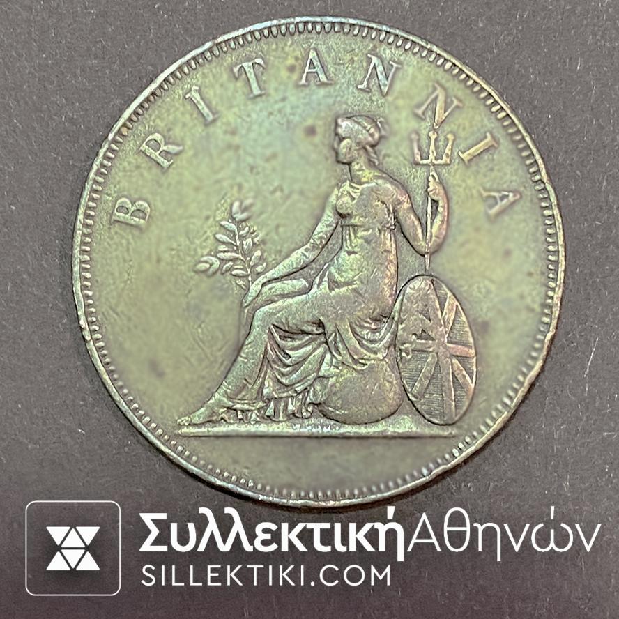 2 Obol 1819 Ionian Islads Greek VF