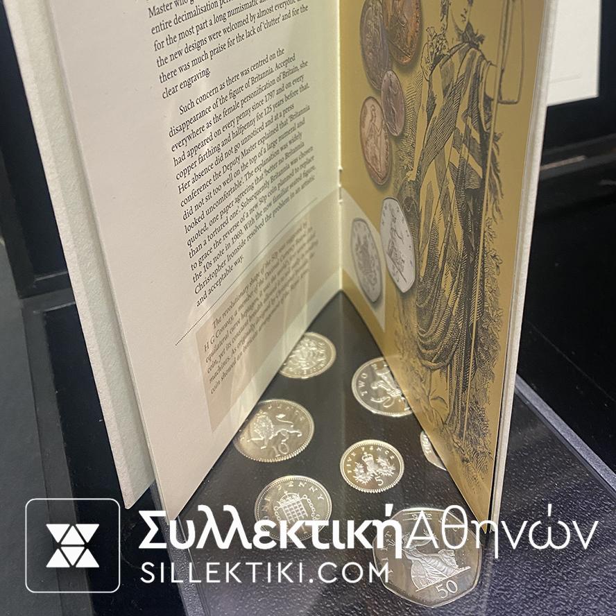 GREAT BRITAIN silver proof coin Emblems of Britain 2008