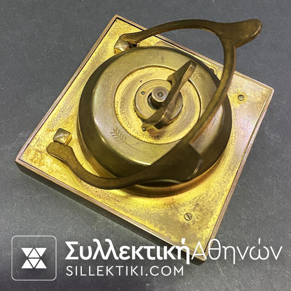 Ρολόι Αντίκα κομοδίνου 8 ημερών με ζωγραφιστή πλάκα KIENZE