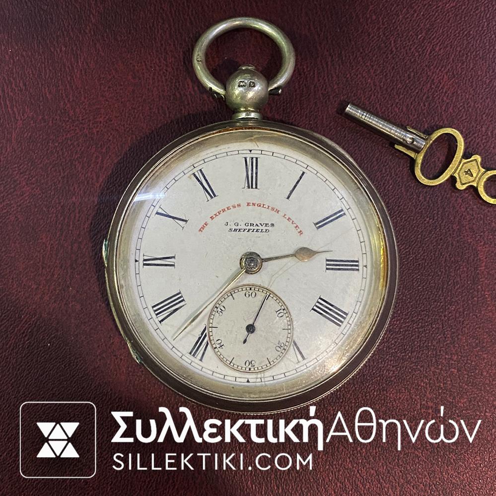 ρολοι τσεπης ασημενιο