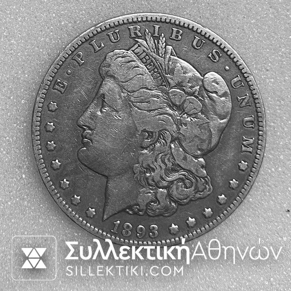 ΑΜΕΡΙΚΗ 1 Δολάριο 1883 Ασημένιο Νόμισμα Εκτίμηση κατάστασης νομίσματος ακυκλοφόρητο. Βάρος 26,9 γρ καθαρότητα 900 βαθμούς Τιμή 55.00 Ευρώ