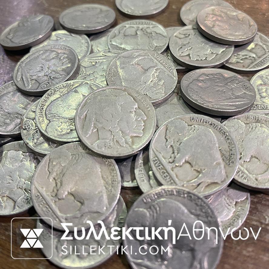 Αμερικη Κερματα των 5 Σεντσ Βουβαλος