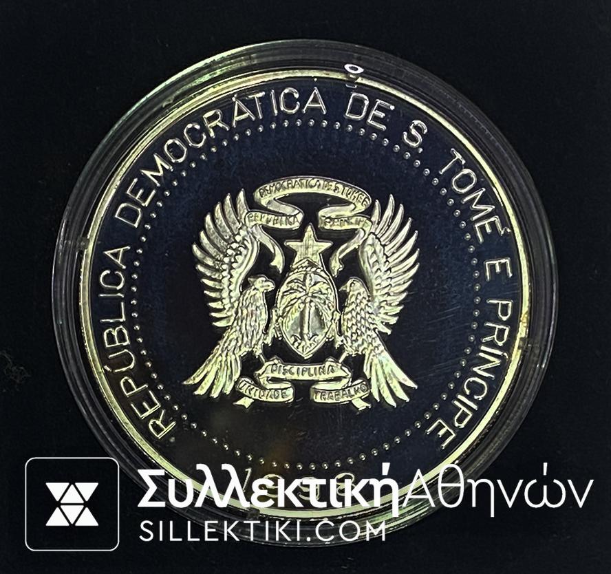 ST. THOMAS & PRINCE ISLAND 2000 Dobras Calendar SILVER