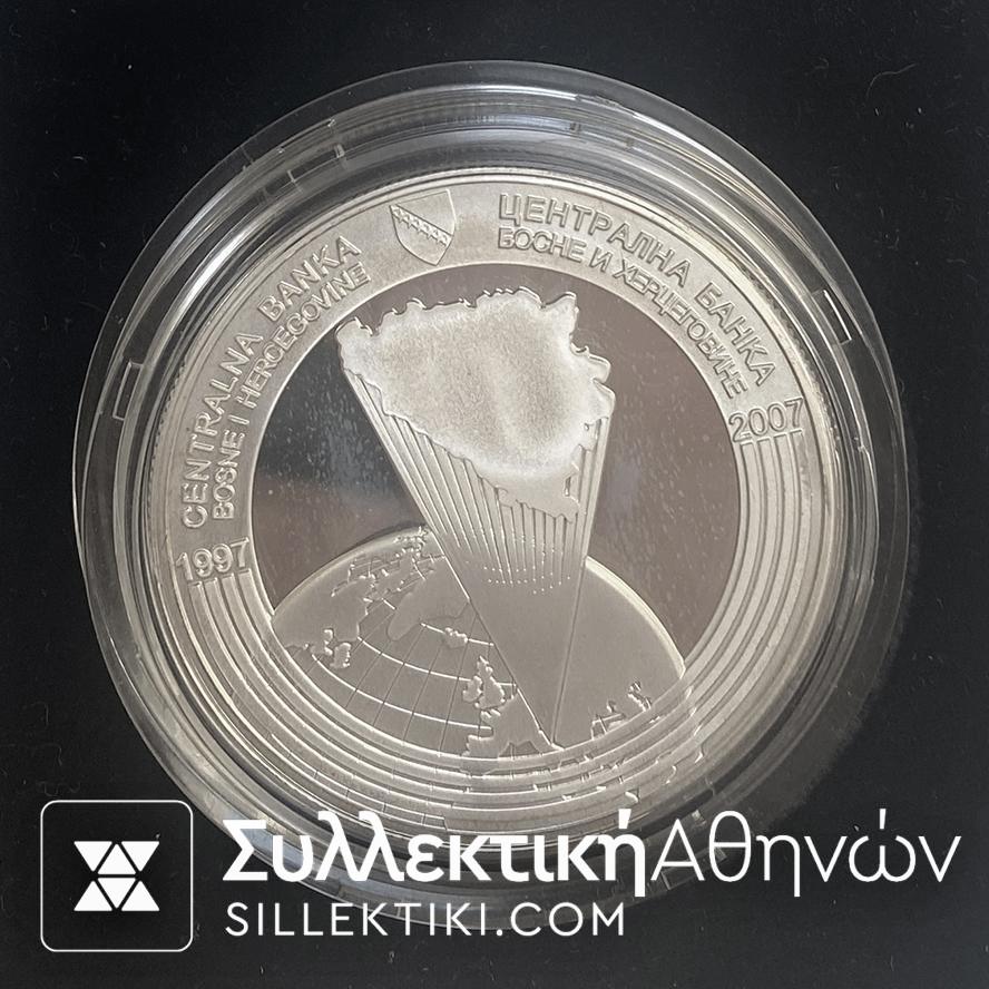 BOSNIA HERZEGOVINE Silver Proof Medal Bank 2007