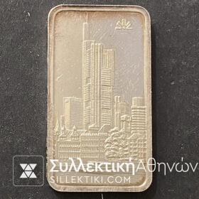GERMANY Silver Bar 999 Franfurkt Bank