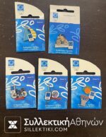 Set Of 5 Pins Of Olympic Games In Athens 2004 OFFICIAL