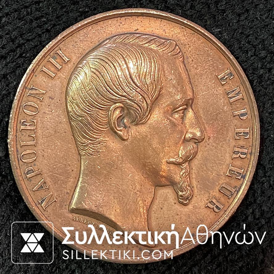 ΓΑΛΛΙΑ Μετάλλιο ¨ΝΑΠΟΛΕΟΝ¨ Μεγάλο Μέγεθος (60 mm) Χάλκινο