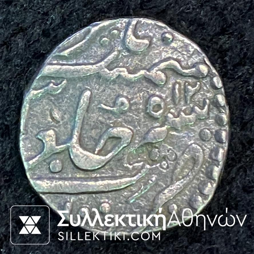 ΙΝΔΙΑ (Κρατίδιο) Ασημένιο Νόμισμα 1 Ρουπίας 19ος Αιώνας XF++